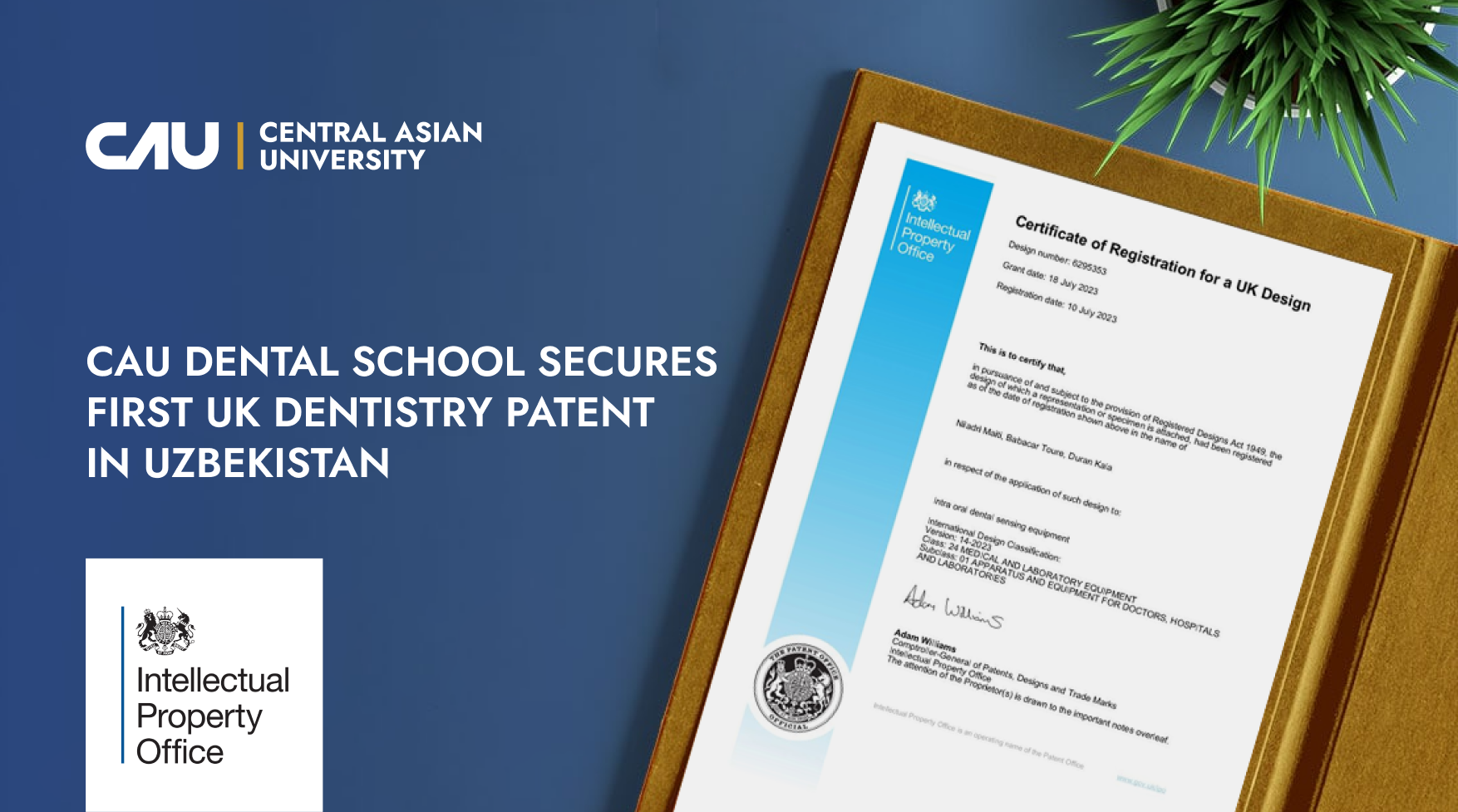 Central Asian University’s School of Dentistry Receives Full Accreditation from QAHE