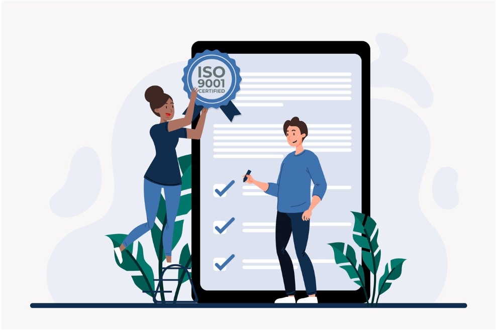 |People Holding Certified Icons