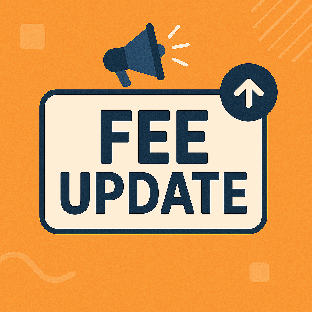 Fee Update